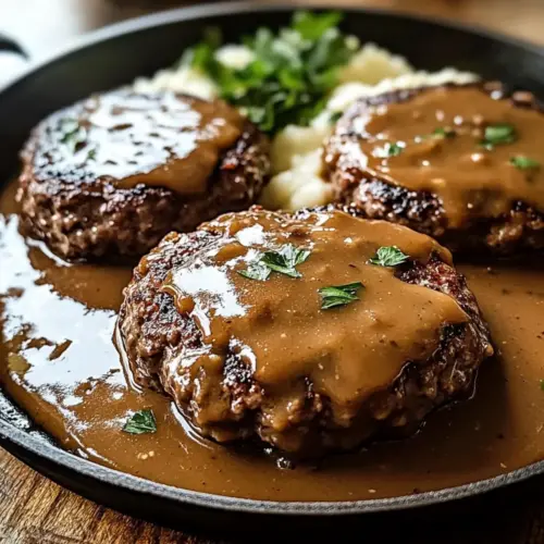 Easy Hamburger Steak with Gravy