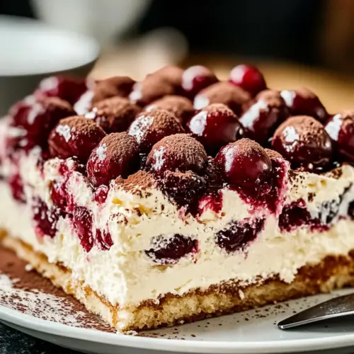 Cherry Amaretto Tiramisu