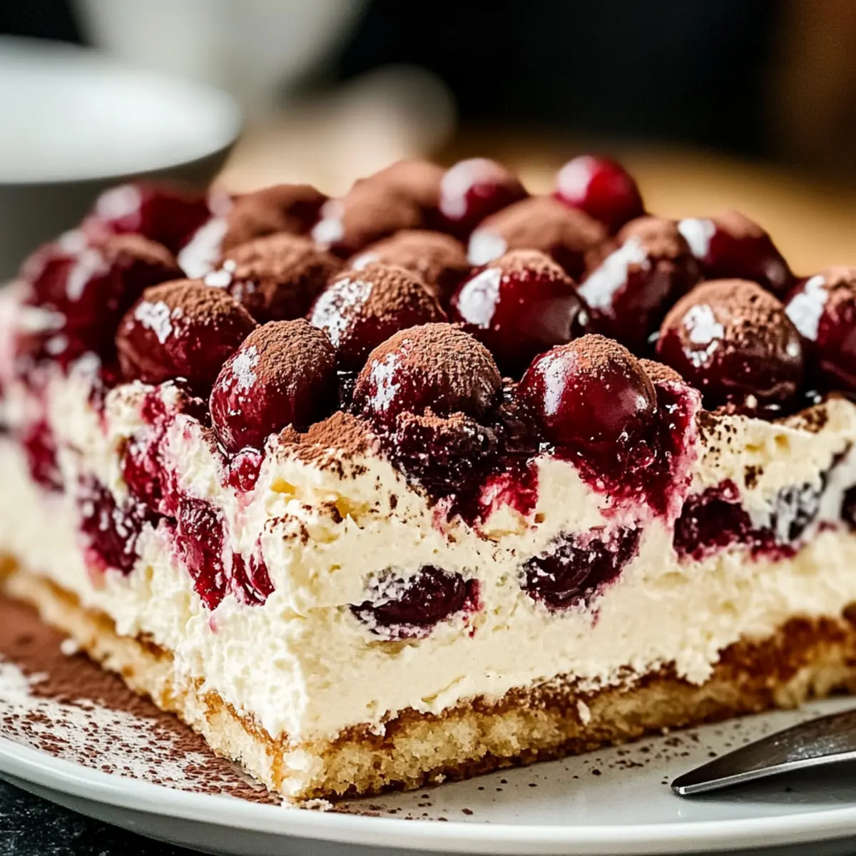 Cherry Amaretto Tiramisu