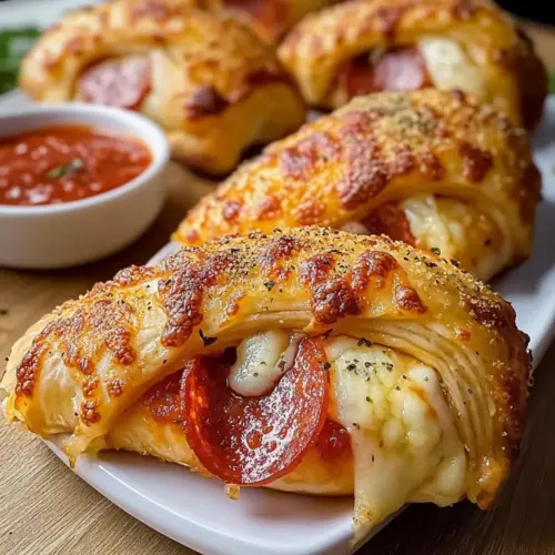 Pepperoni Pizza Crescent Rolls