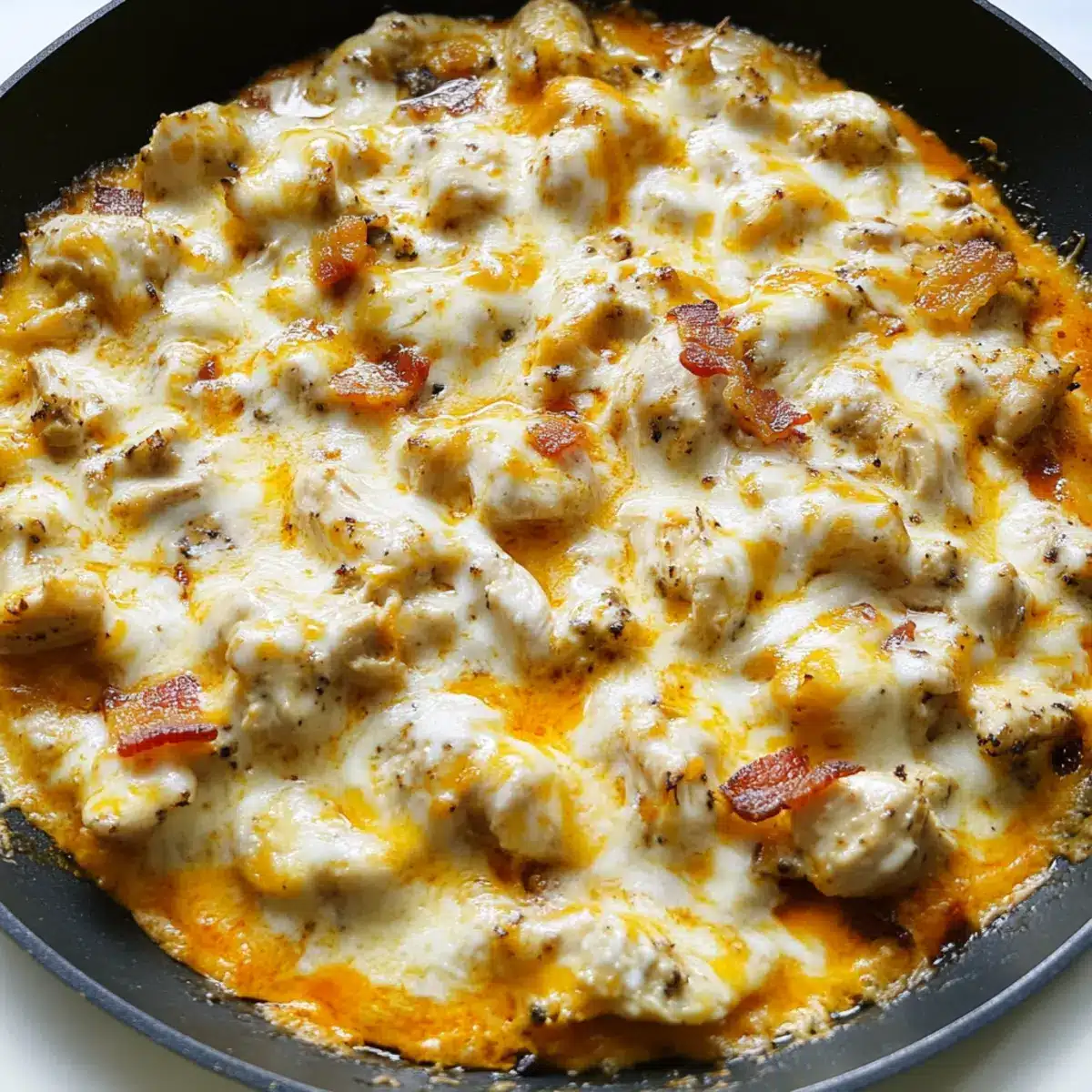 Keto Buffalo Chicken Skillet