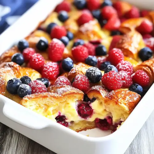 Berry Croissant Bake