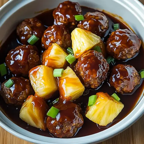 Pineapple Barbecue Meatballs