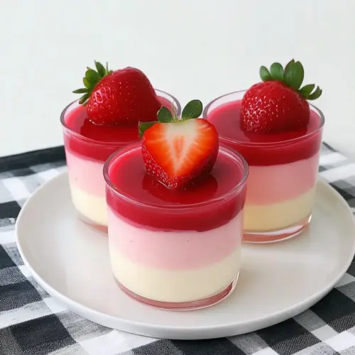Strawberry Mousse Cups