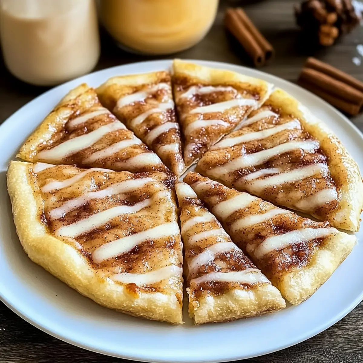 sweet Cinnamon Swirl Pizza