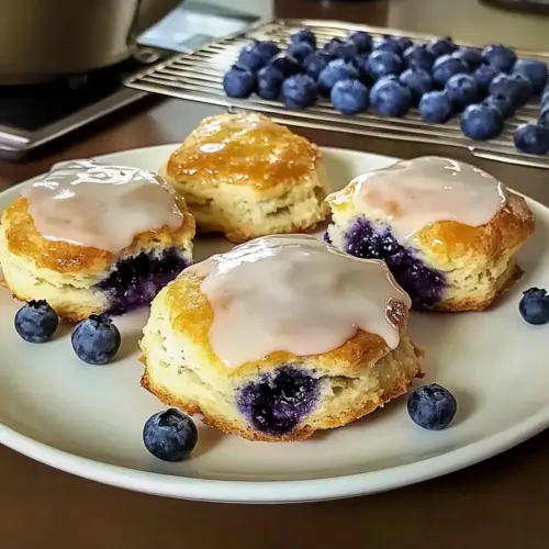 Sweet Blueberry Biscuits