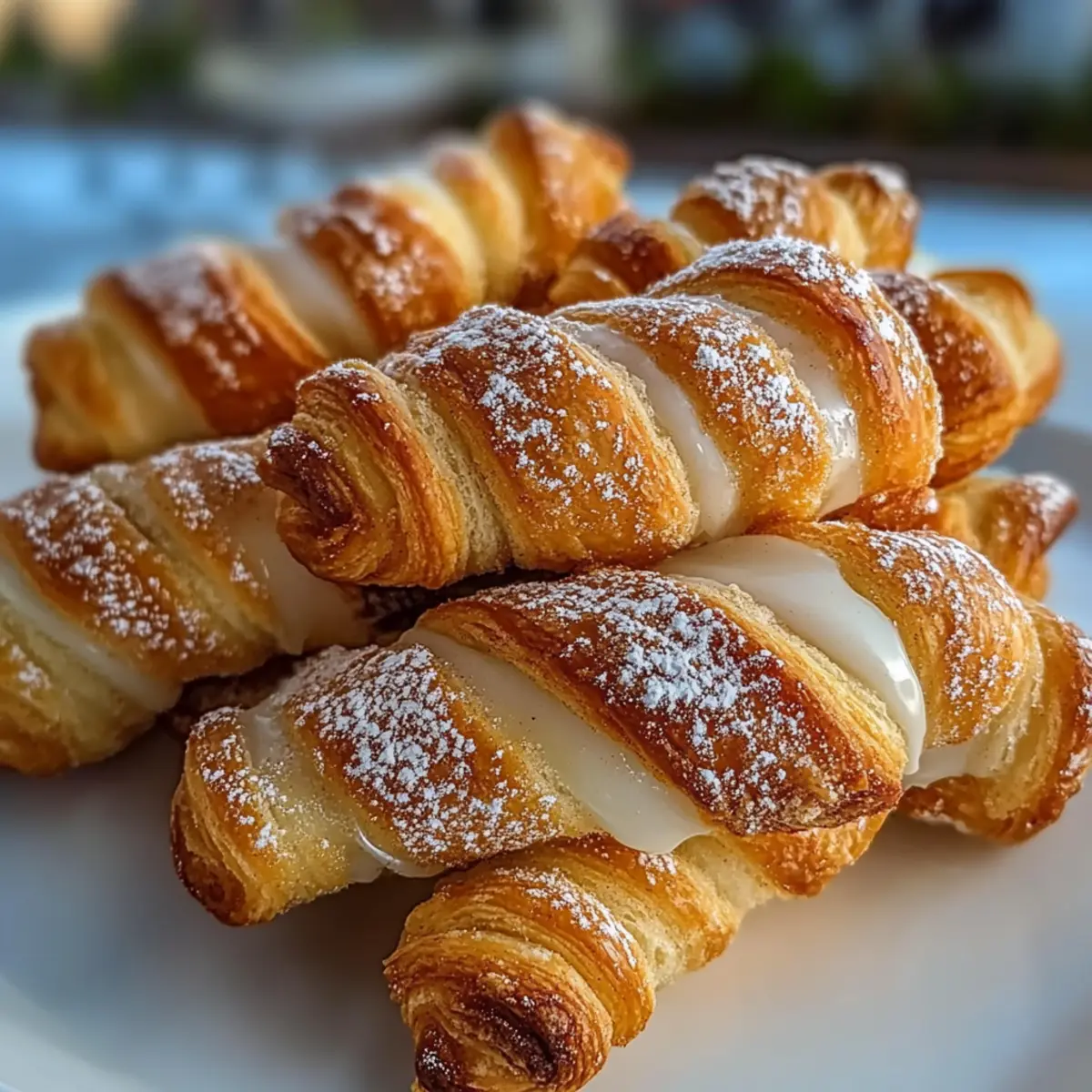 Baked Cinnamon Twists with Crescent Rolls