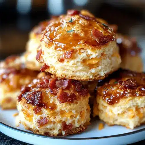 Maple Bacon Cheddar Biscuits