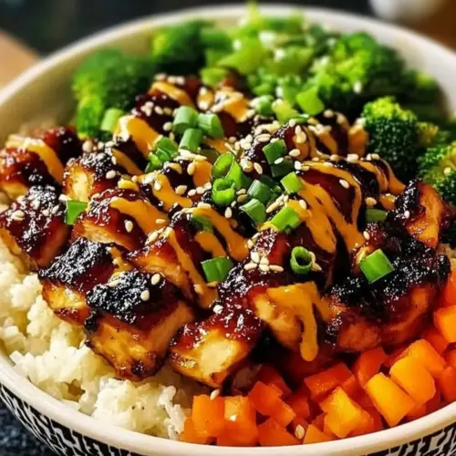 Korean BBQ Chicken Bowls