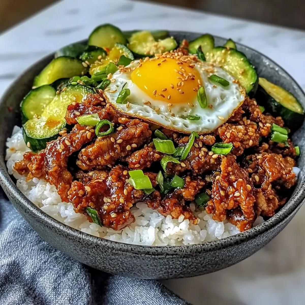 Korean Bulgogi Beef Bowl