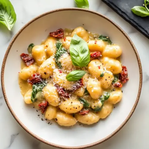 Creamy Tuscan Gnocchi