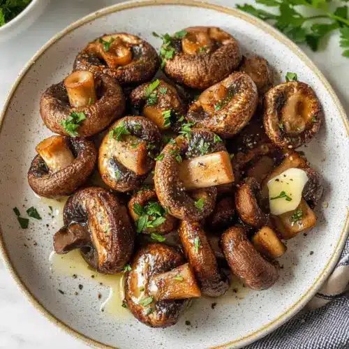 Easy Air Fryer Mushrooms
