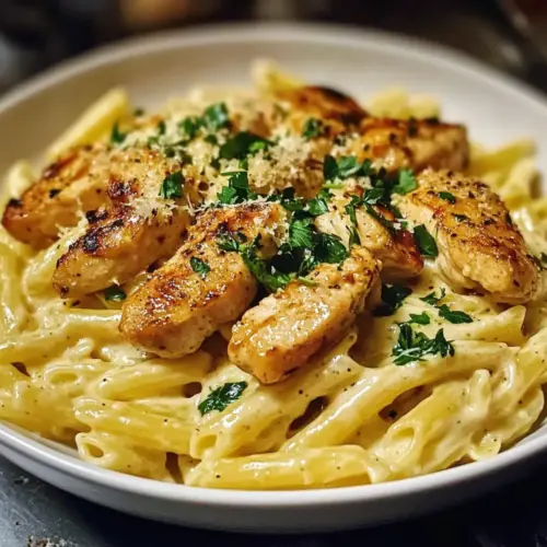 Garlic Parmesan Chicken Pasta