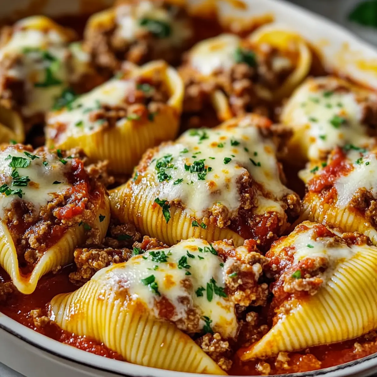 Beef Stuffed Shells