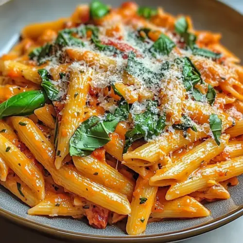 Creamy Garlic Tomato Pasta Dinner