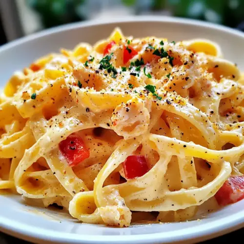 Creamy Cajun Crab Pasta