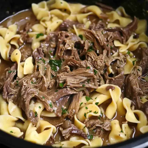 Crock Pot Beef and Noodles
