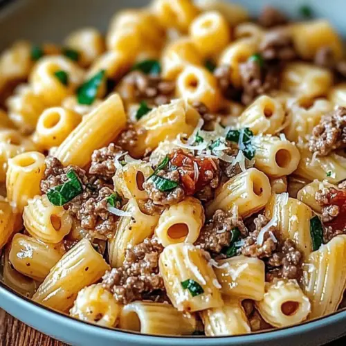 Marry Me Ground Beef Pasta