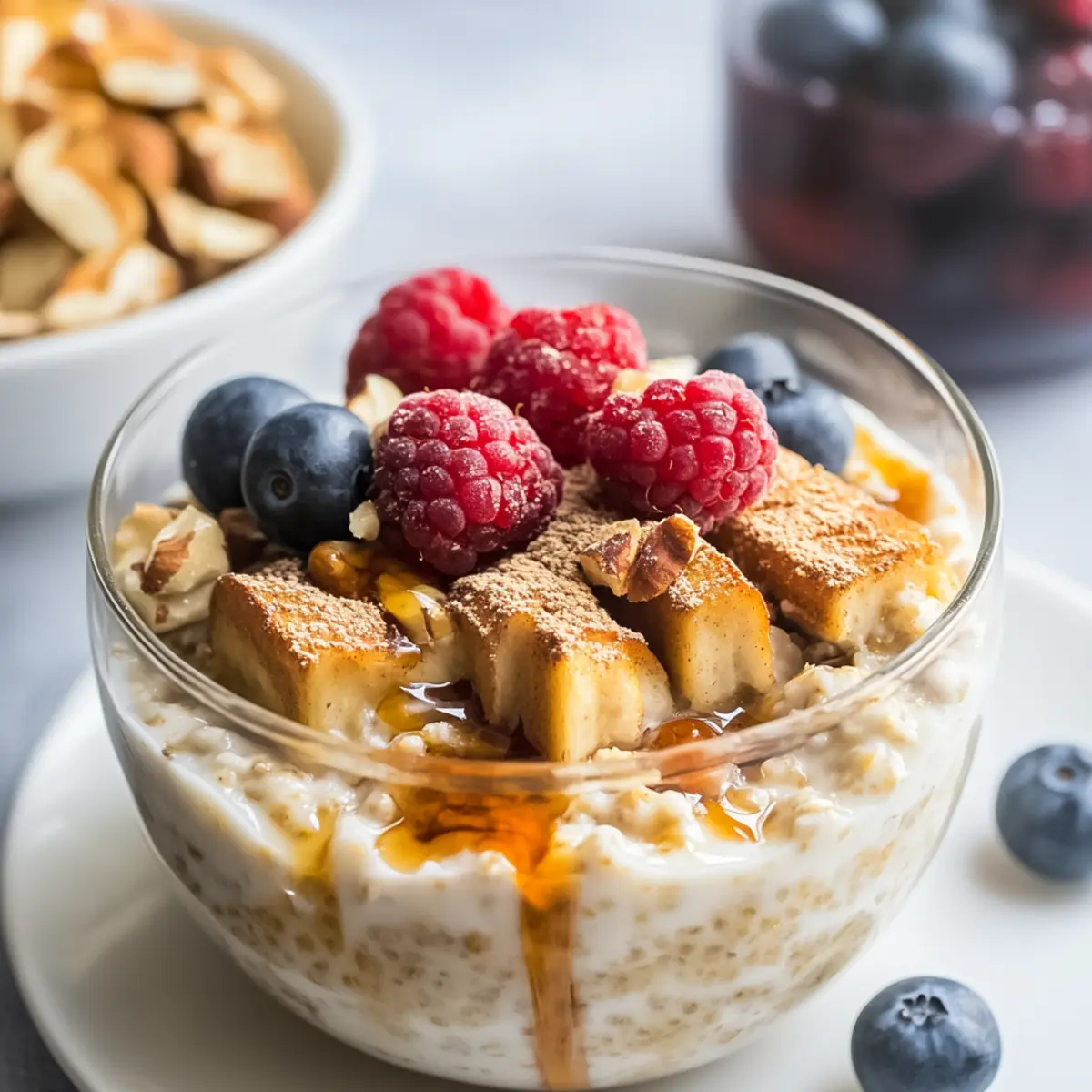 French Toast Overnight Oats