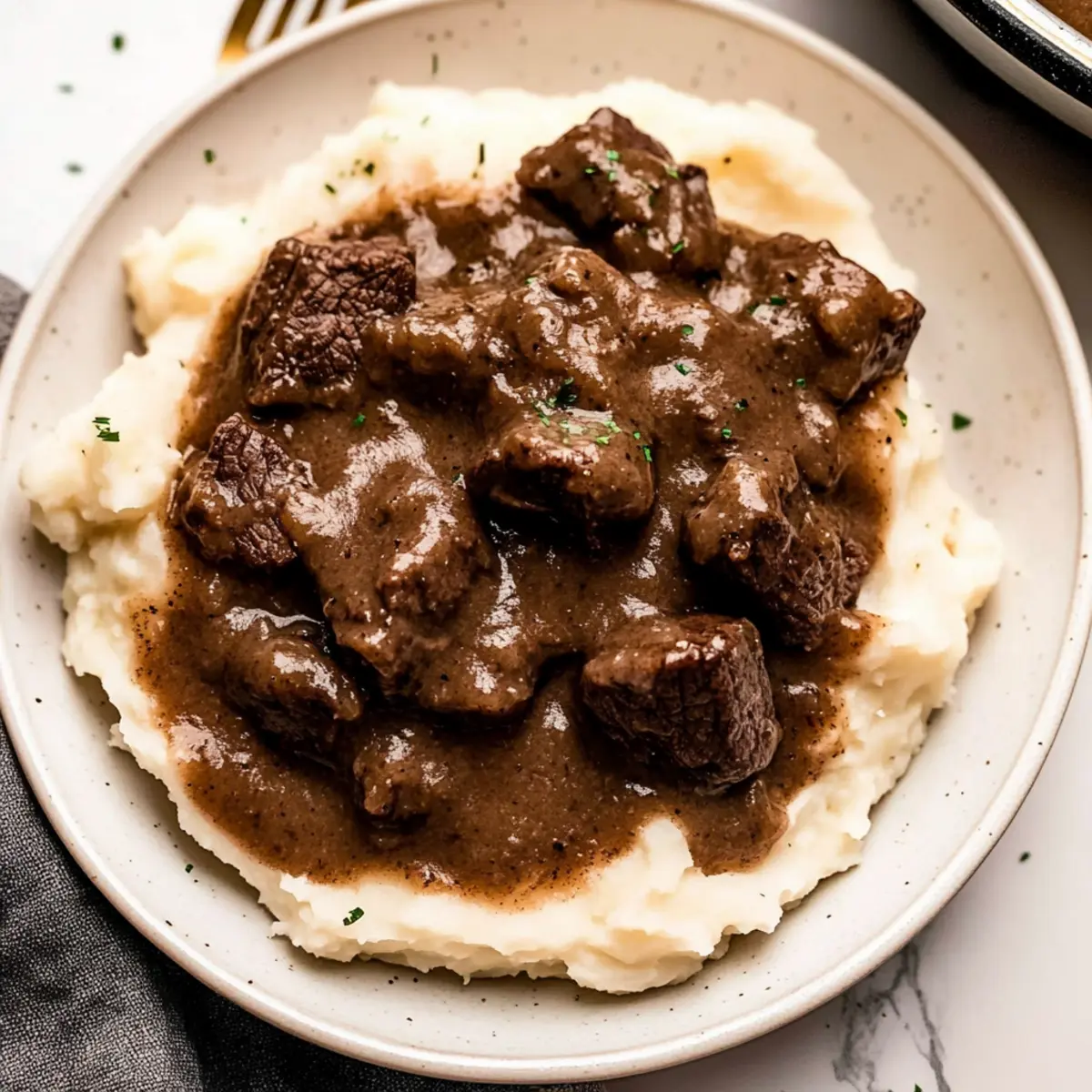 Instant Pot Beef Tips & Gravy