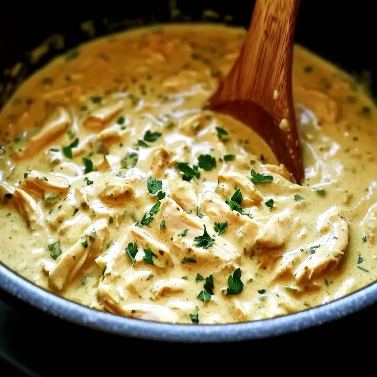 Slow Cooker Creamy Italian Chicken