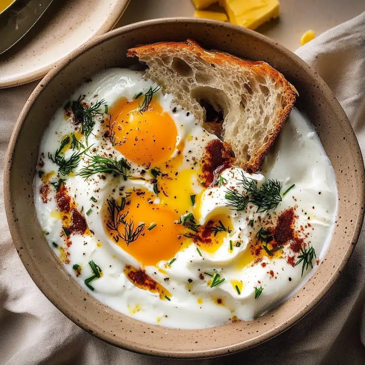 Turkish Eggs with Creamy Yogurt