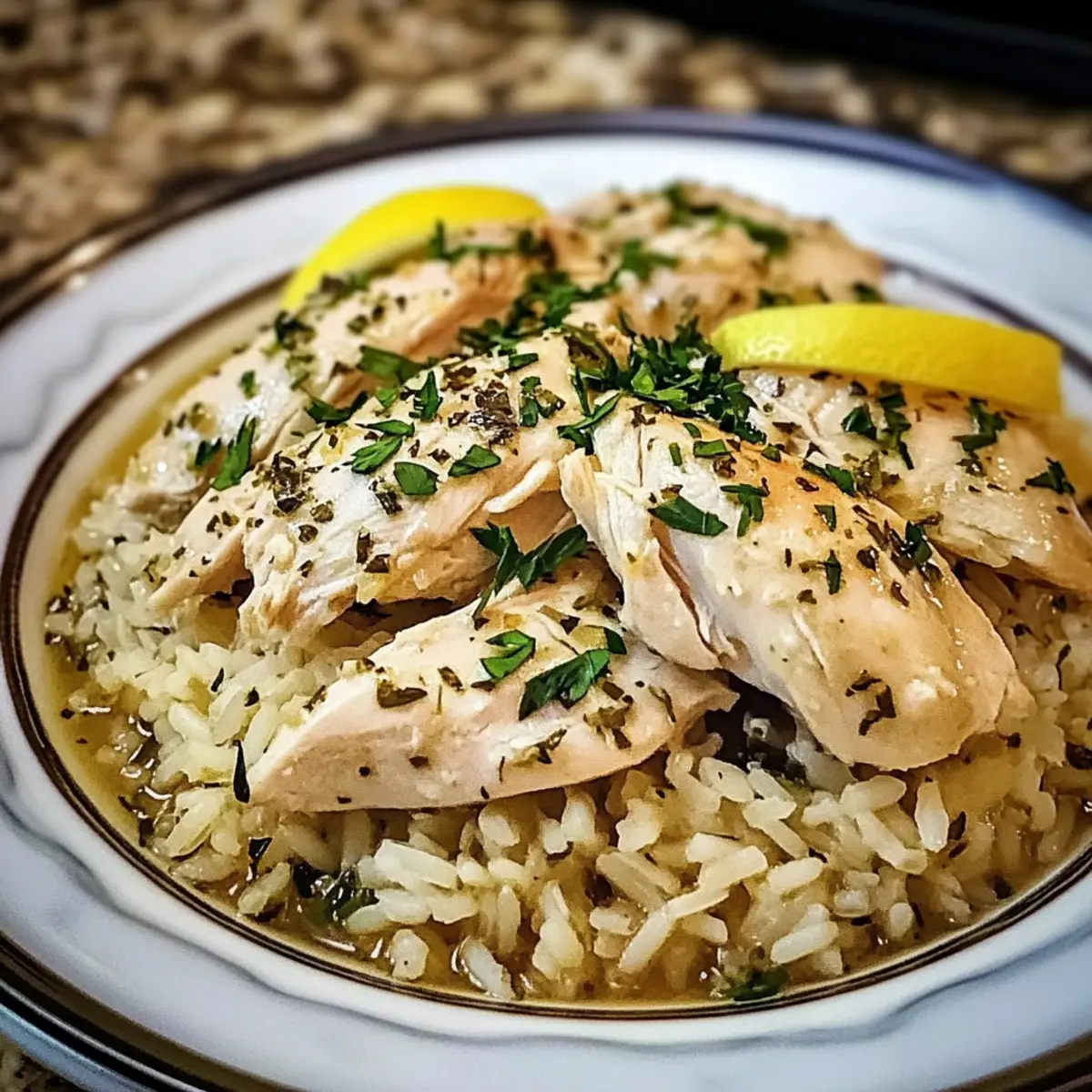 Lemon Herb Chicken and Rice