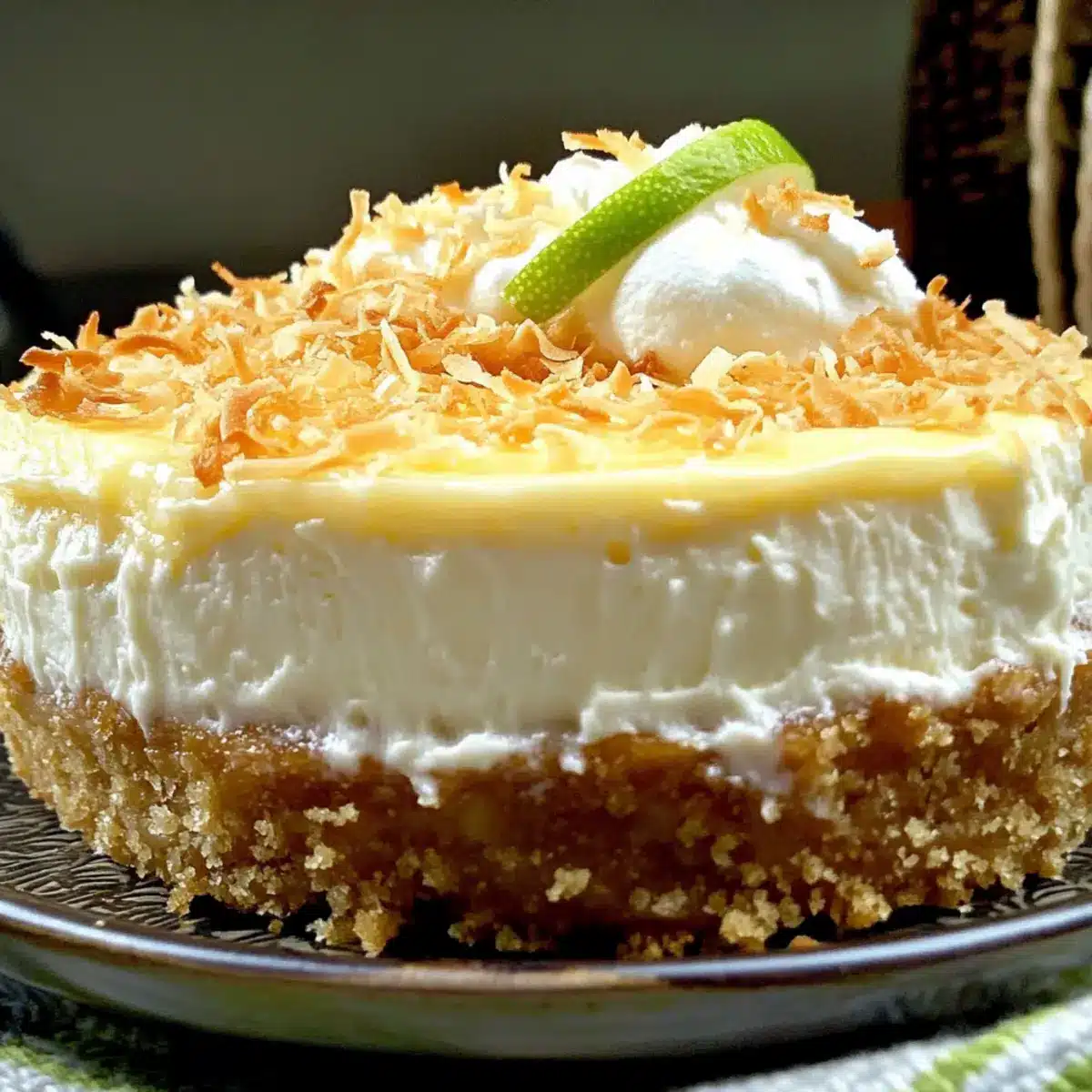 Coconut Cream Cheesecake
