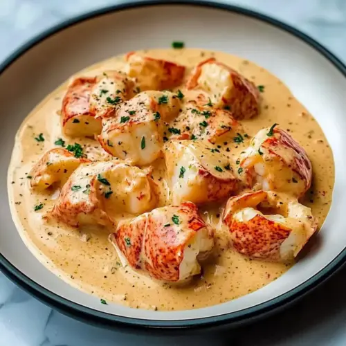 Creamed lobster sauce