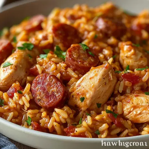 Slow Cooker Chicken Jambalaya