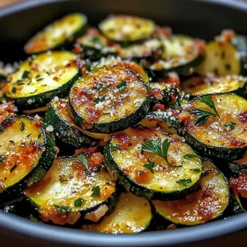 Garlic Parmesan Zucchini & Squash
