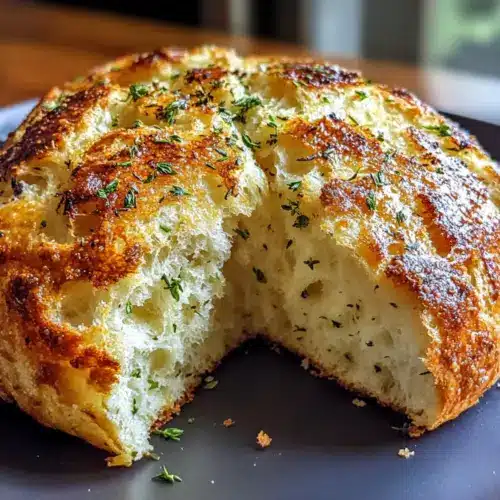 Soft and Crusty Garlic Herb