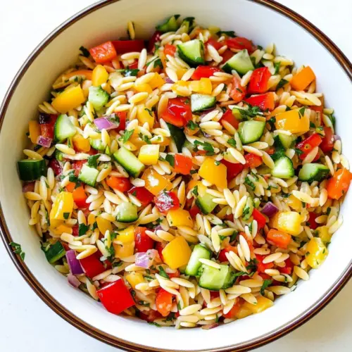 Summer Orzo Pasta Salad