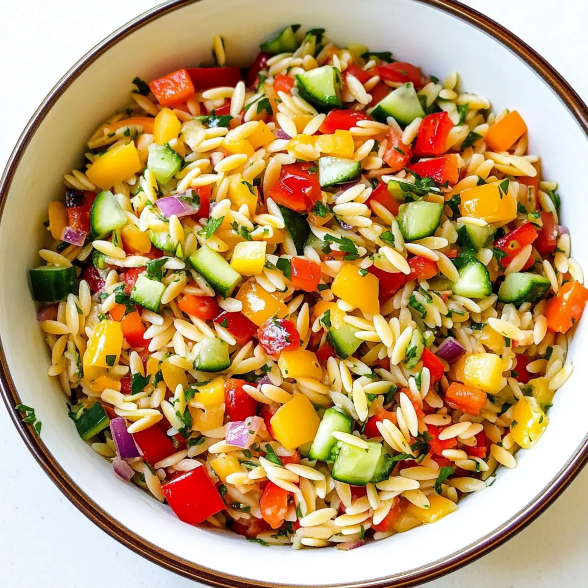 Summer Orzo Pasta Salad