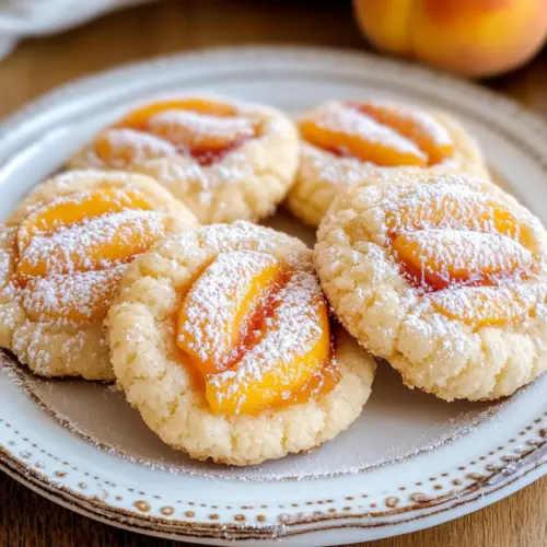 Italian Peach Summer Cookies