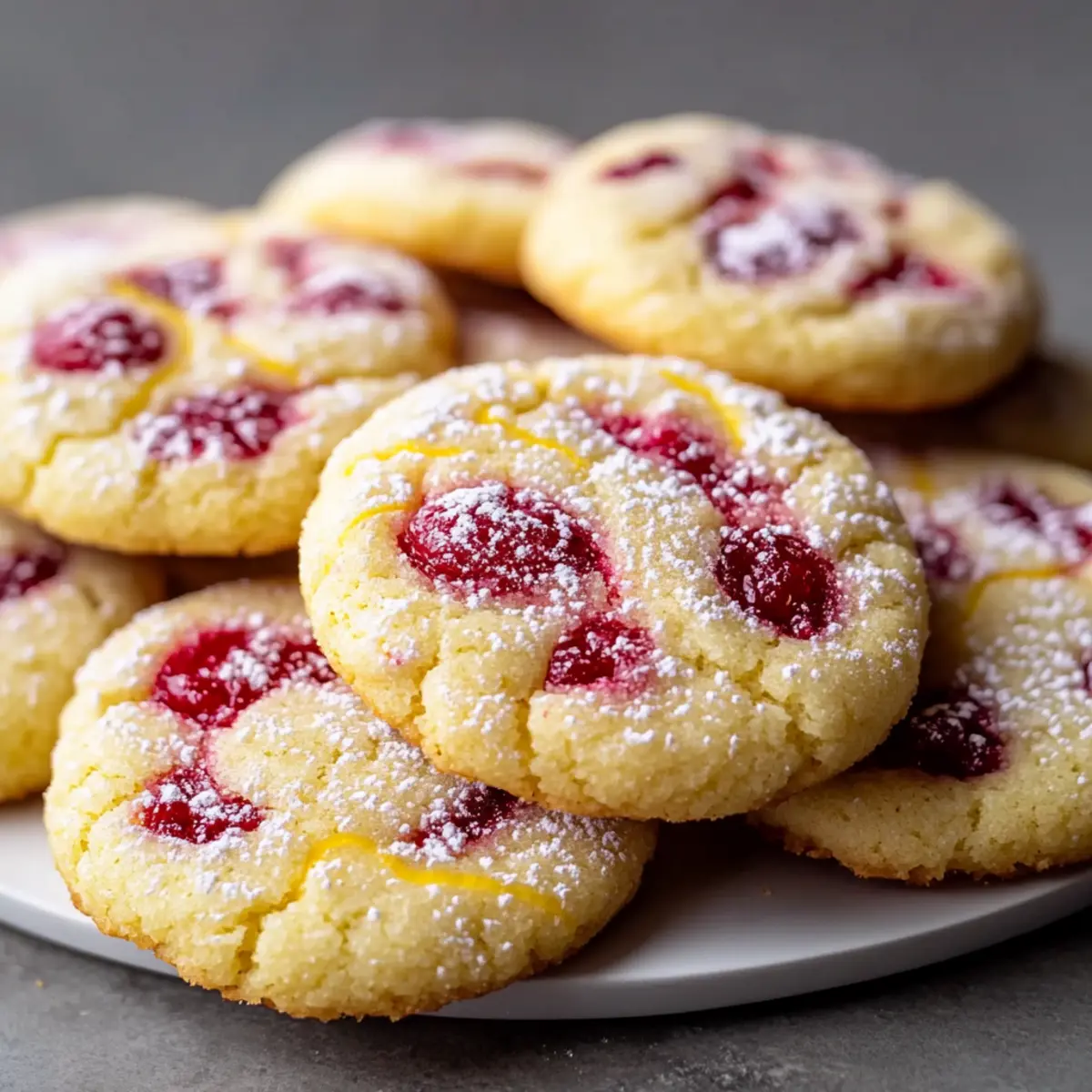 Lemon Raspberry Cookies