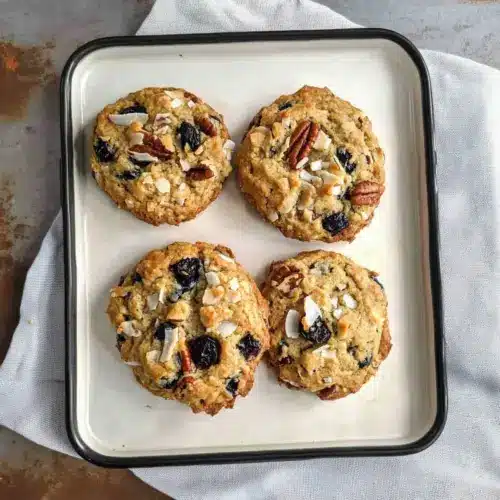 Blueberry Coconut Pecan Cookies