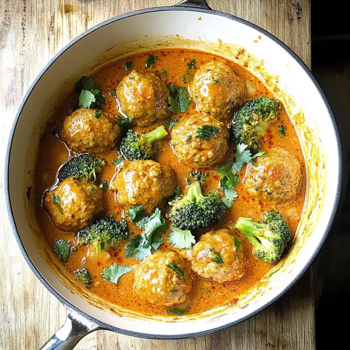 Coconut Gochujang Chicken Meatballs