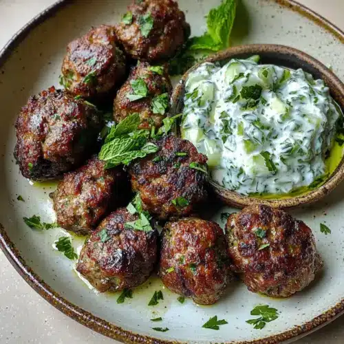 Lebanese Kofta Meatballs