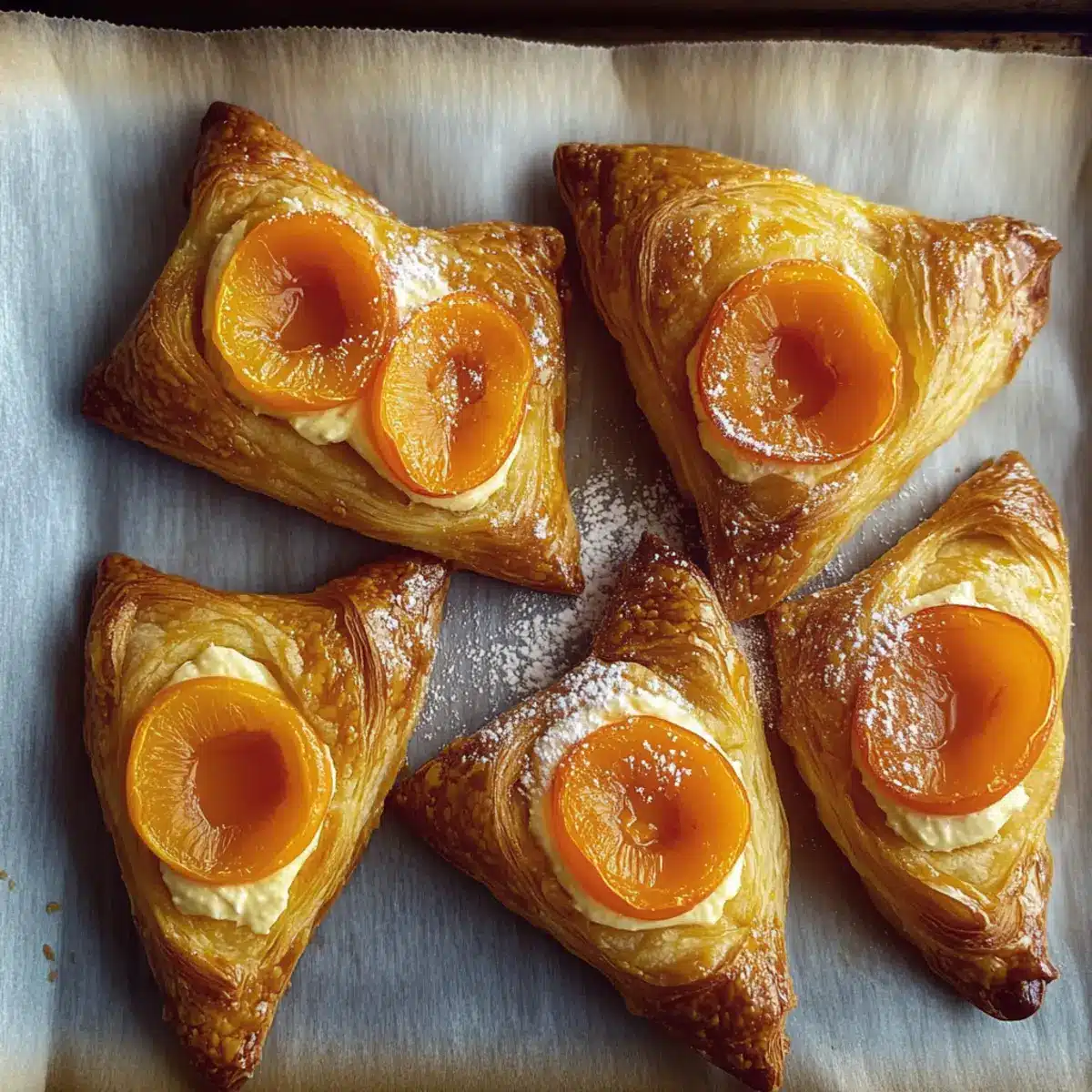 Apricot and Almond Puff Pastries