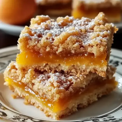 Apricot Crumble Bars