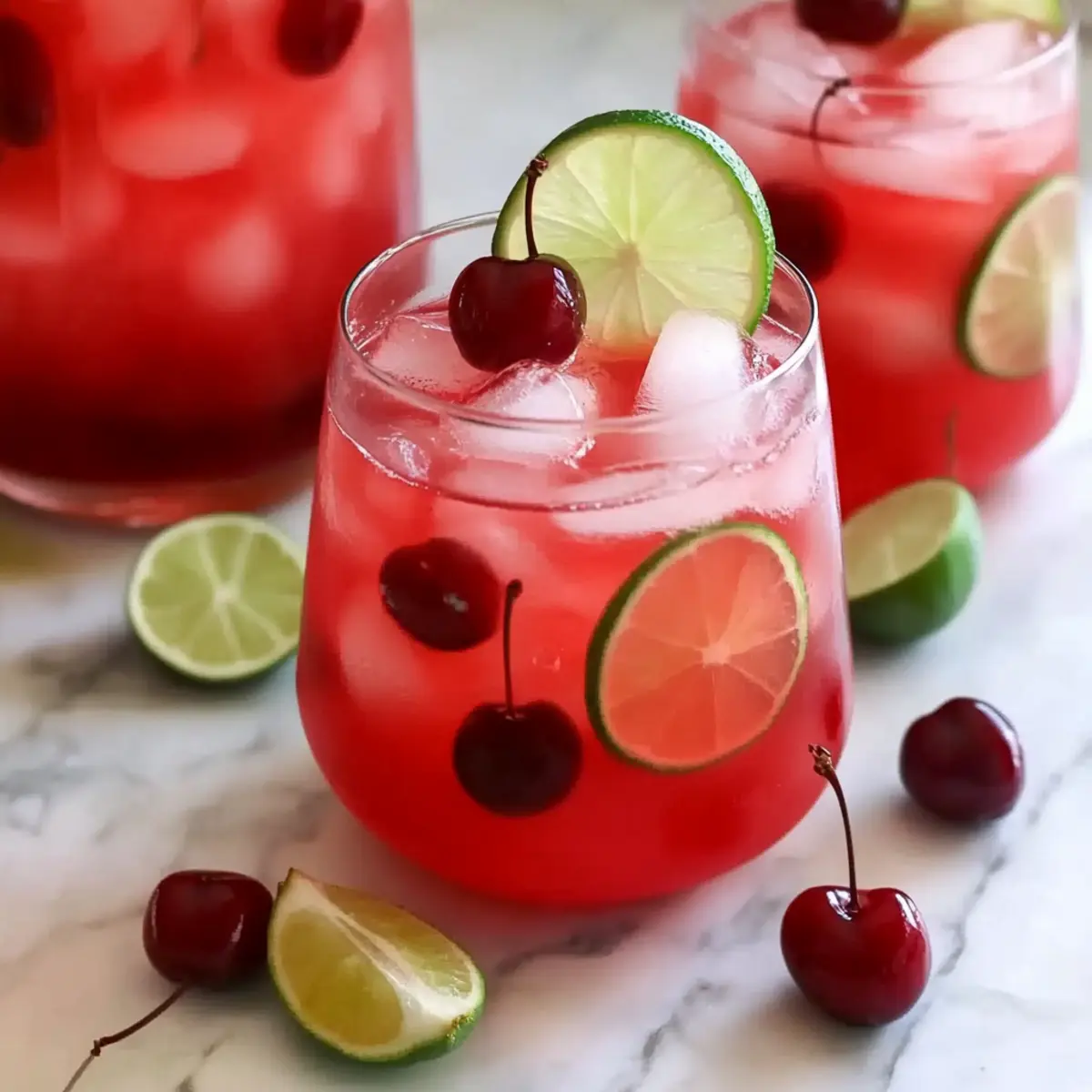 Homemade Cherry Limeade