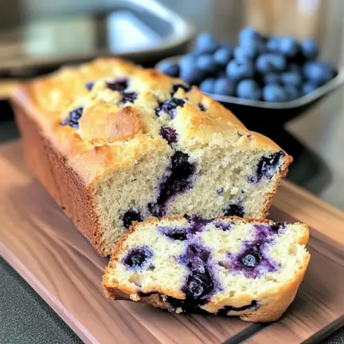 Blueberry Cream Cheese Bread