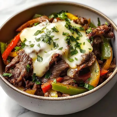 Keto Philly Cheesesteak Bowls