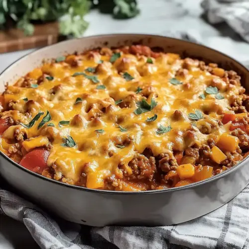 Sloppy Joe Ground Turkey Casserole