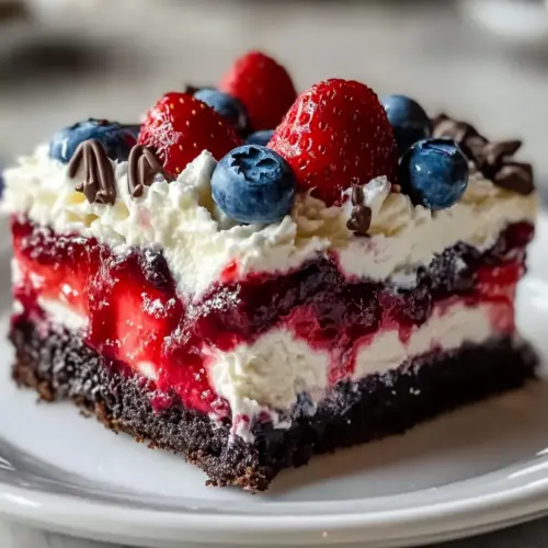 4th of July Dessert Lasagna