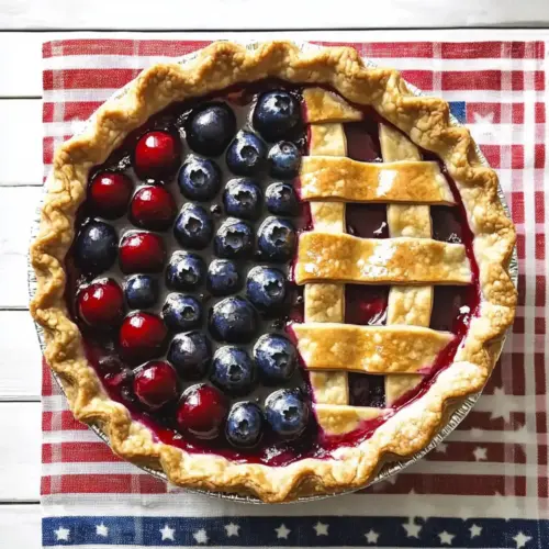 Cherry and Blueberry Pie