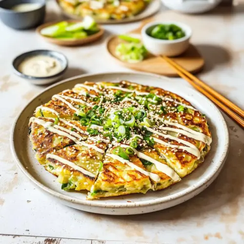 Okonomiyaki - Japanese Cabbage Pancake