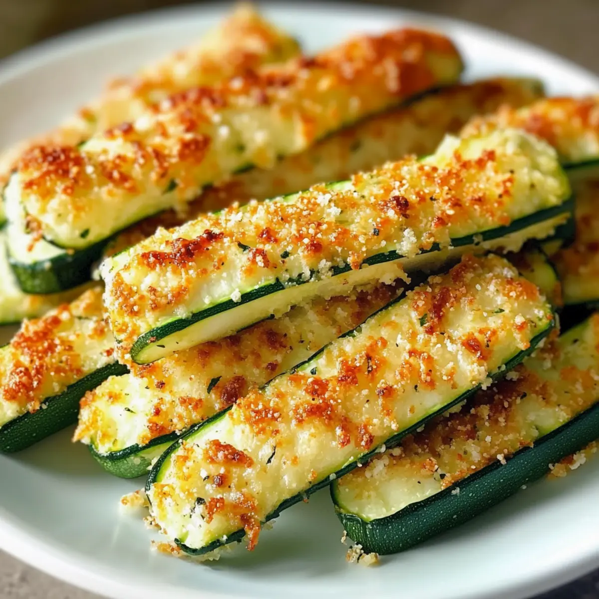 Parmesan Crusted Zucchini