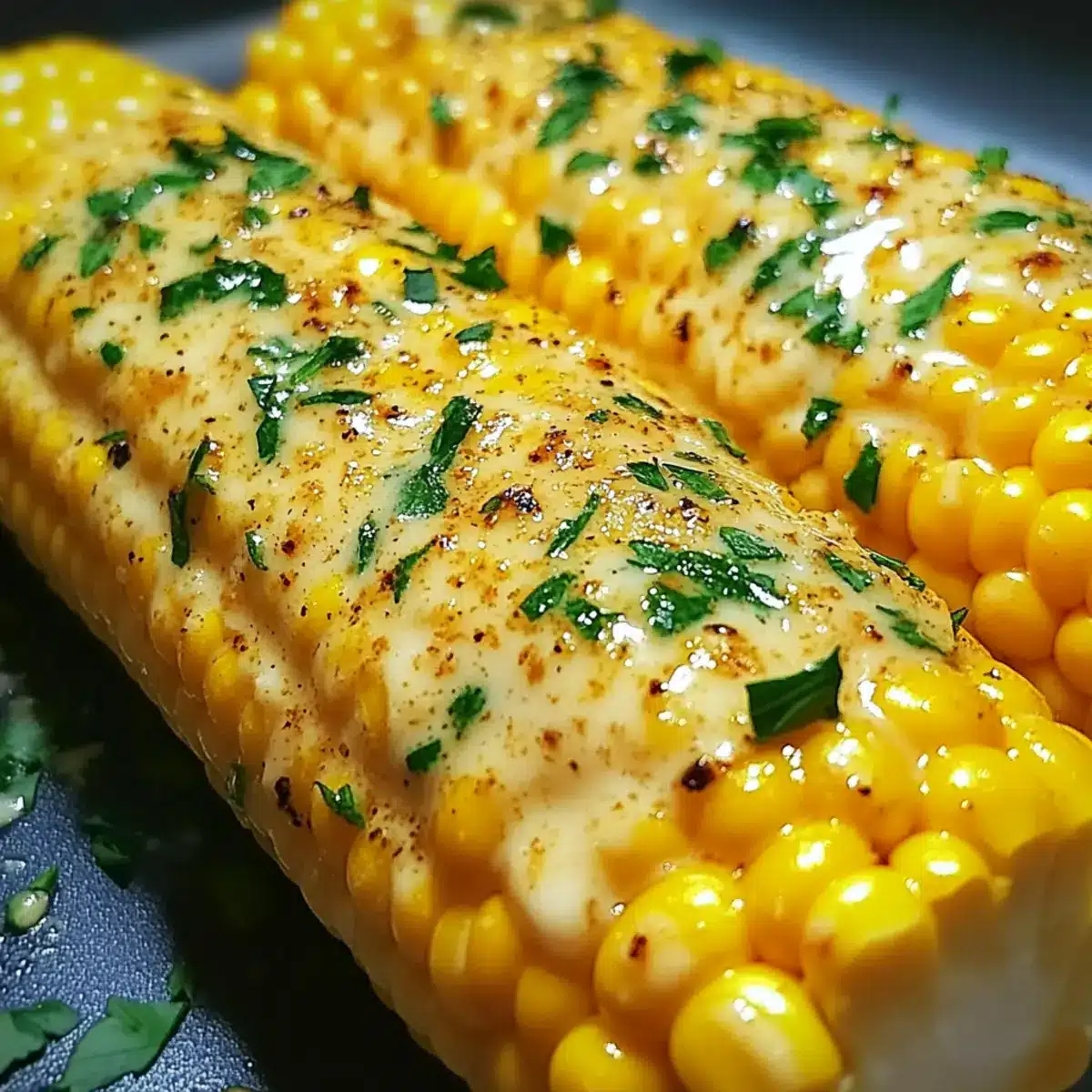 Buttery Garlic Corn on the Cob